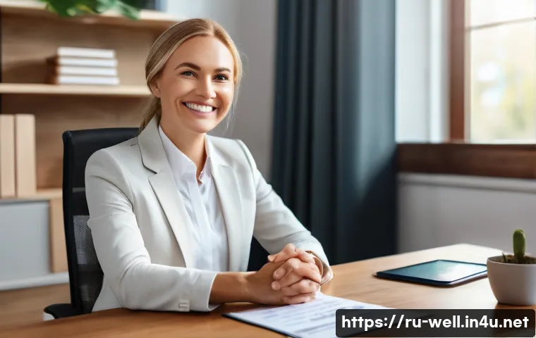 웰빙코디네이터와 고객 신뢰 구축 방법 - A warm, professional wellness coordinator in a modern office setting, attentively listening to a mid...